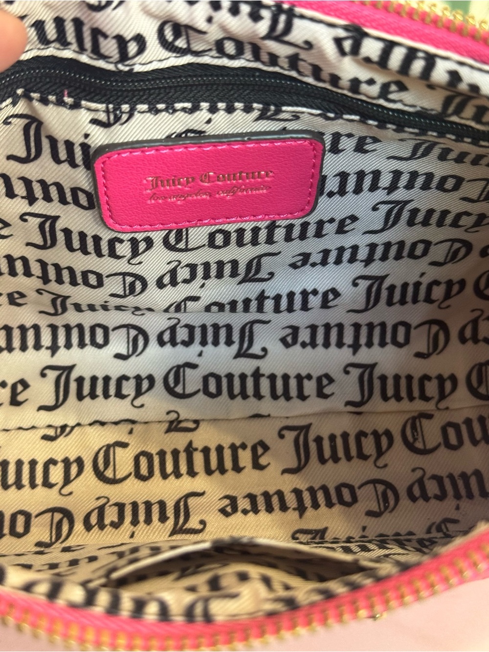 Juicy Couture Hot Pink Logo Heart Shoulder Bag - Picture 7 of 7